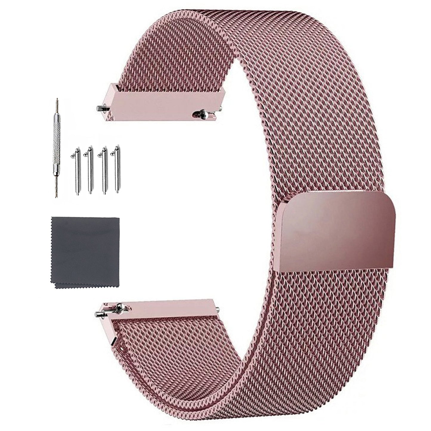Original Stainless Steel Milanese Loop Watch Band Strap for Women Men