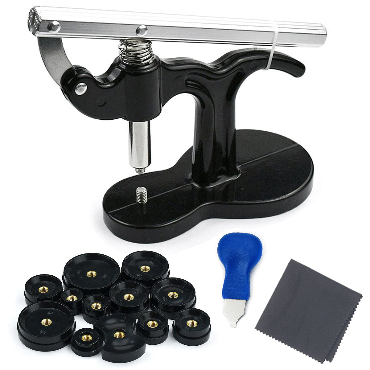 TICFROG Watch Press Tool with 12 Bits Grey Black