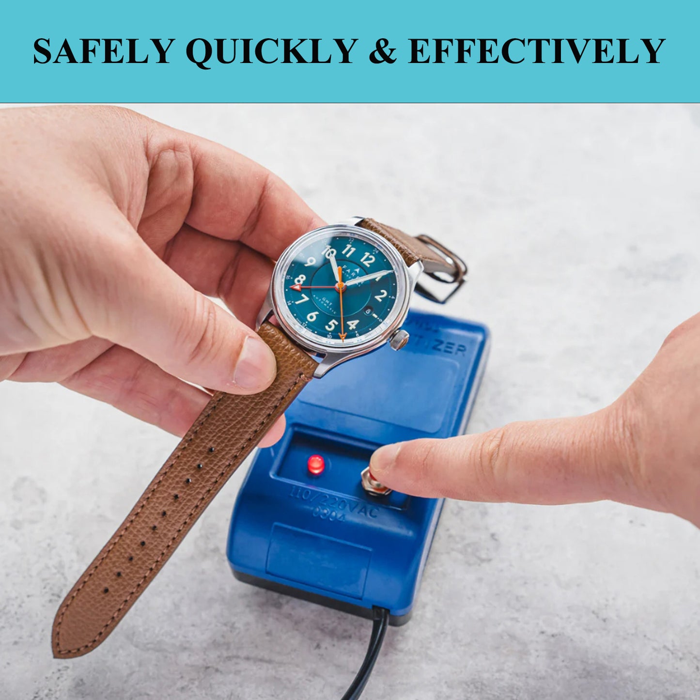 Watch Demagnetizer, Professional Mechanical Wristwatch Repair Degaussing Demagnetizer Tool