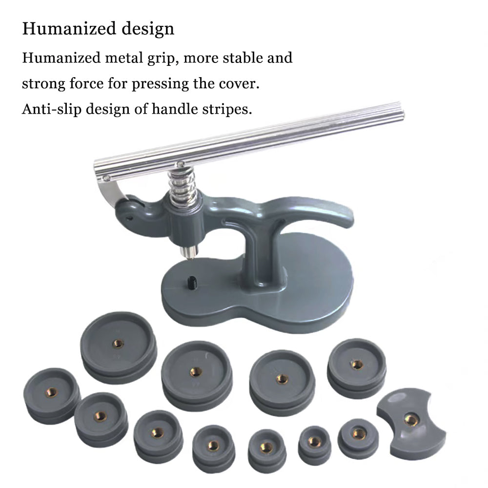 TICFROG Watch Press Tool with 12 Bits Grey Black
