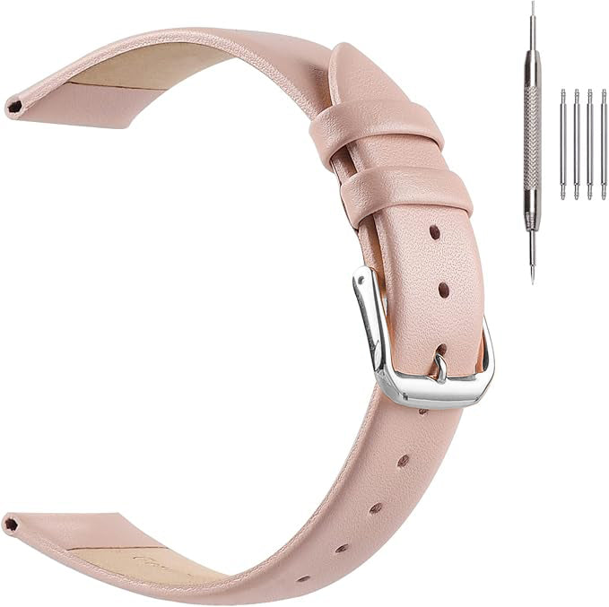 Classical Thin Leather Watch Bands Straps for Women Men