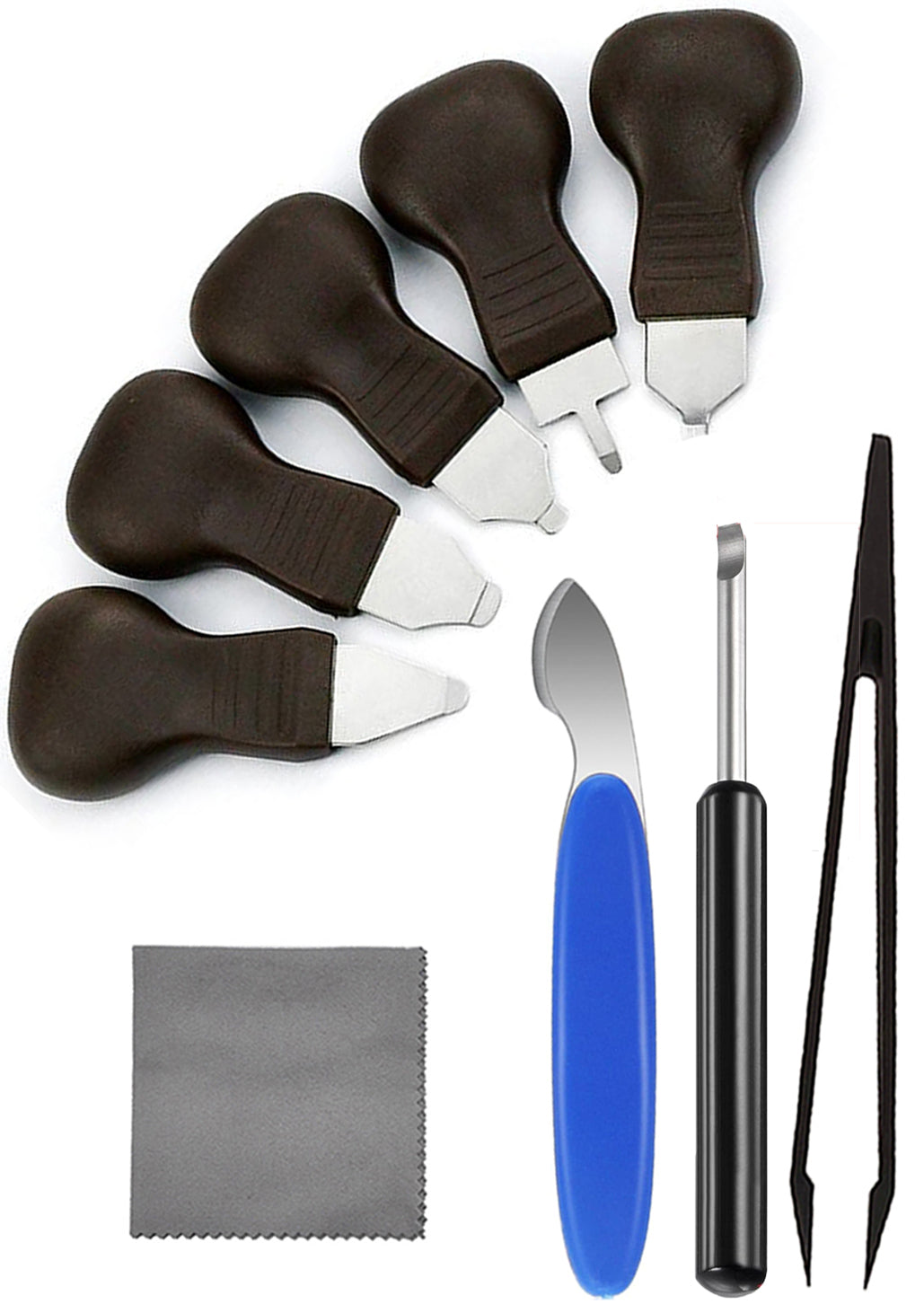 Watch Back Removal Tool, 9 in 1 Watch Battery Replacement Tool Kit with 7 Types of Pry Tools