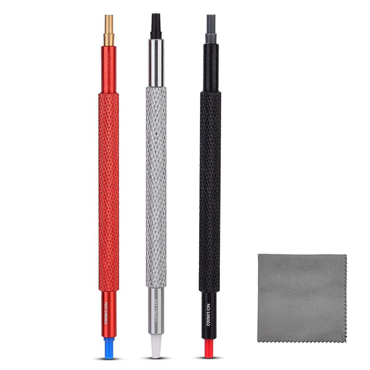 Watch Hand Presser Tools with 3PCS Watch Hand Pressers Pusher Fitting Set