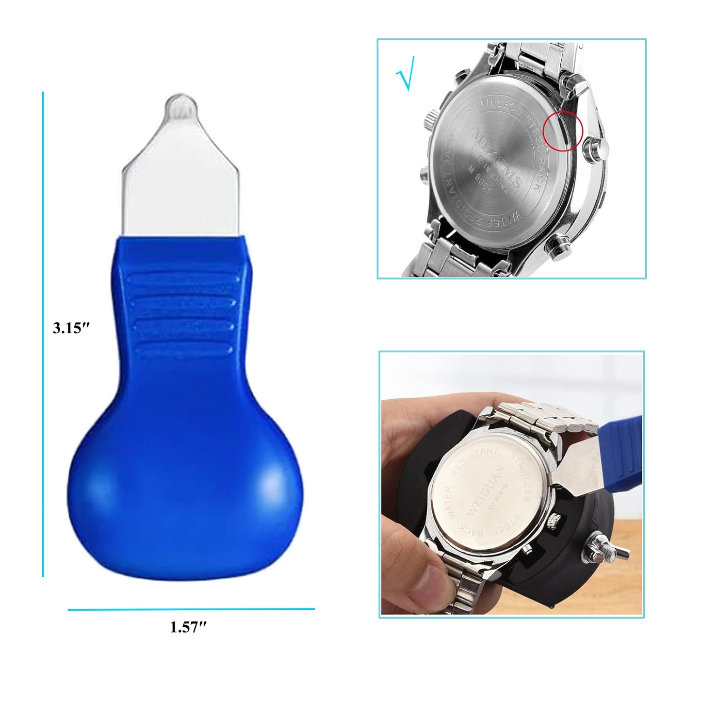 6 Types of Pry Tools for Watch Case Back Opener Remover