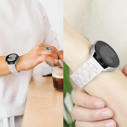 Quick Release Resin Watch Bands With Stainless Steel Buckle and Adjustment Tools for Women Men