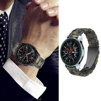 Quick Release Resin Watch Bands With Stainless Steel Buckle and Adjustment Tools for Women Men
