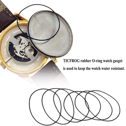 10PCS Watch Gasket O Ring Rubber Seal Watch Back Cover