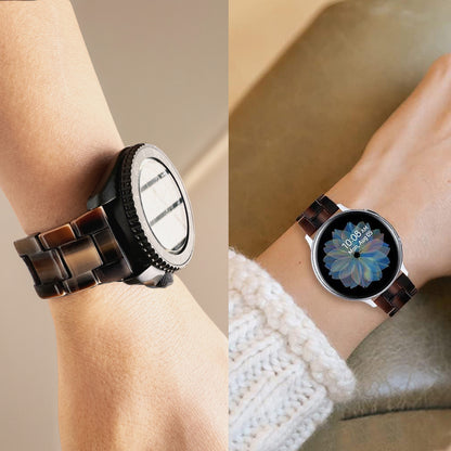 Quick Release Resin Watch Bands With Stainless Steel Buckle and Adjustment Tools for Women Men