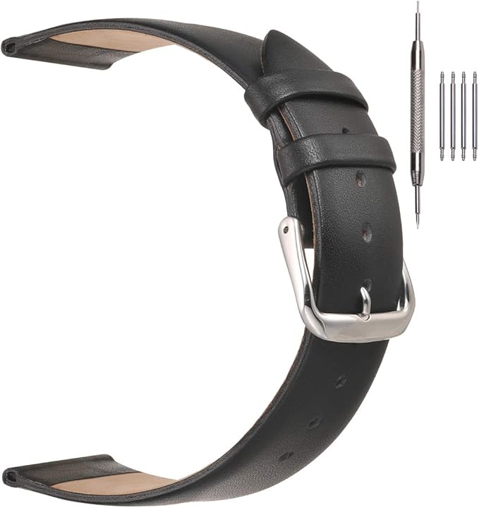 Classical Thin Leather Watch Bands Straps for Women Men