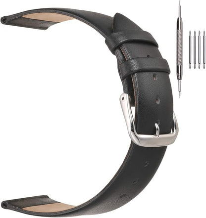 Classical Thin Leather Watch Bands Straps for Women Men