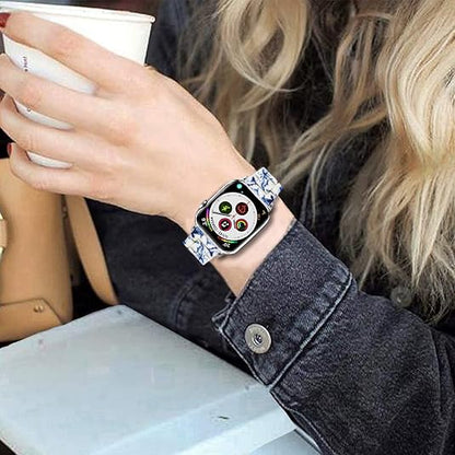 Quick Release Resin Watch Bands With Stainless Steel Buckle and Adjustment Tools for Women Men