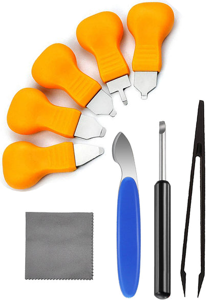 Watch Back Removal Tool, 9 in 1 Watch Battery Replacement Tool Kit with 7 Types of Pry Tools