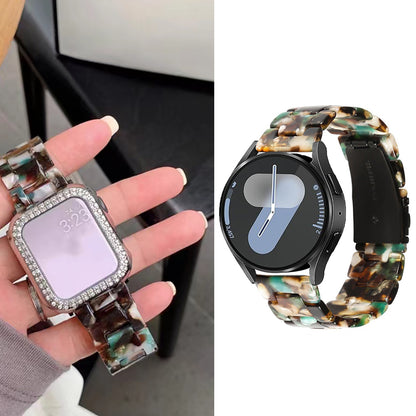 Quick Release Resin Watch Bands With Stainless Steel Buckle and Adjustment Tools for Women Men