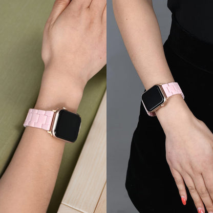 Quick Release Resin Watch Bands With Stainless Steel Buckle and Adjustment Tools for Women Men