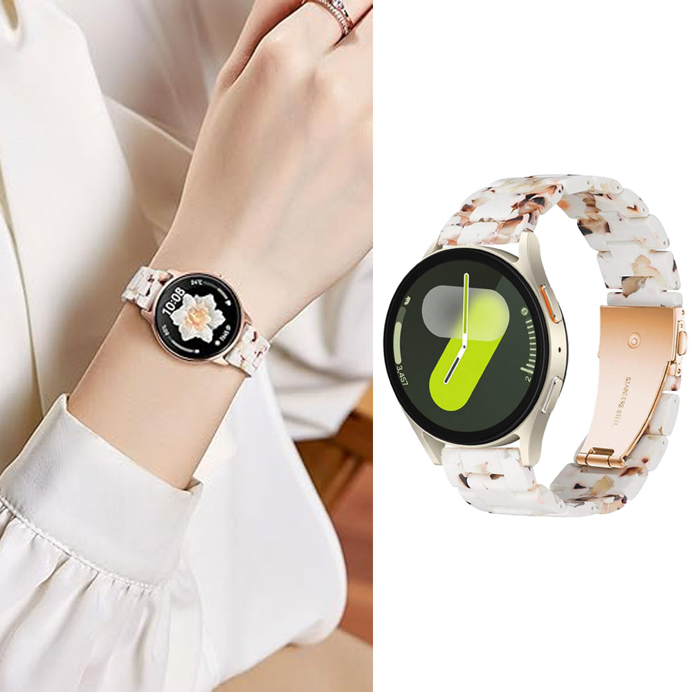 Quick Release Resin Watch Bands With Stainless Steel Buckle and Adjustment Tools for Women Men
