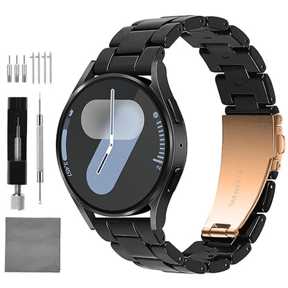 Quick Release Resin Watch Bands With Stainless Steel Buckle and Adjustment Tools for Women Men