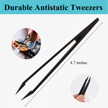 Watch Back Press Tool Kit with 18pcs Dies for Round/Square Watch Dials
