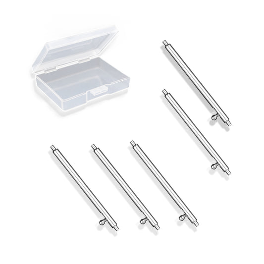 [TICFROG] 5 piece 1.5mm watch band spring bar watch belt spring bar processing Easy to install with one touch Quick release spring bar (watch pin)-Selection of width 18mm, 20mm, 22mm or 24mm (diameter 1.5mm)
