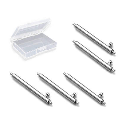 [TICFROG] 5 piece 1.8mm watch band spring bar watch belt spring bar processing Easy to install with one touch Quick release spring bar (watch pin)-Selection of width 18mm, 20mm, 22mm or 24mm (diameter 1.8mm)