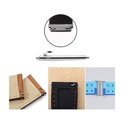 [TICFROG] 5 piece 1.8mm watch band spring bar watch belt spring bar processing Easy to install with one touch Quick release spring bar (watch pin)-Selection of width 18mm, 20mm, 22mm or 24mm (diameter 1.8mm)