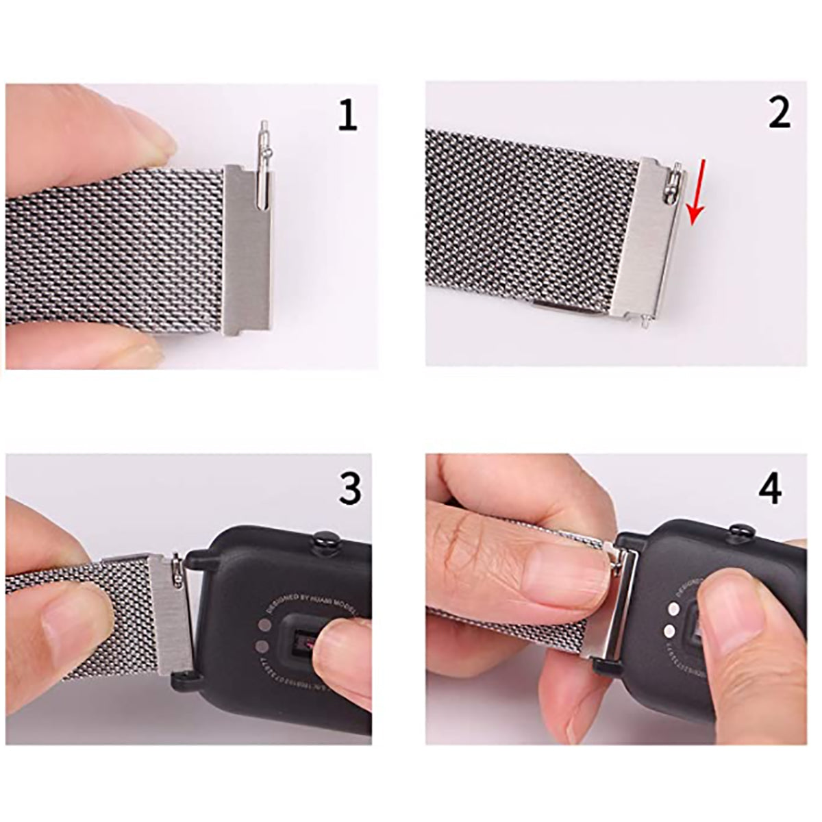 [TICFROG] 5 piece 1.8mm watch band spring bar watch belt spring bar processing Easy to install with one touch Quick release spring bar (watch pin)-Selection of width 18mm, 20mm, 22mm or 24mm (diameter 1.8mm)